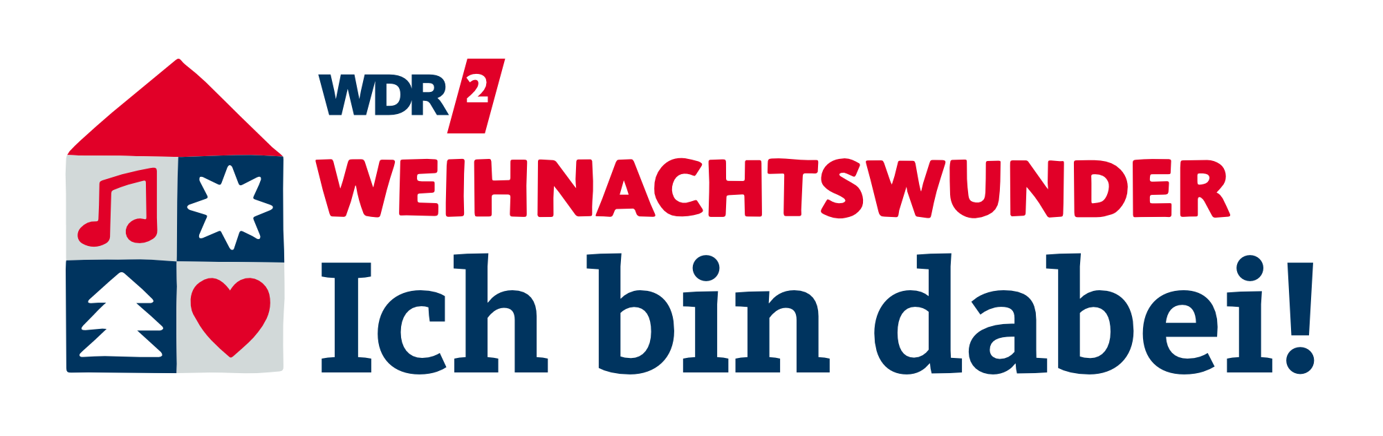WDR 2 Weihnachtswunder Ich bin dabei rechteckig